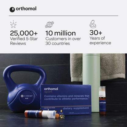 Orthomol Suplemento nutricional deportivo con vitaminas A, C, D y E...