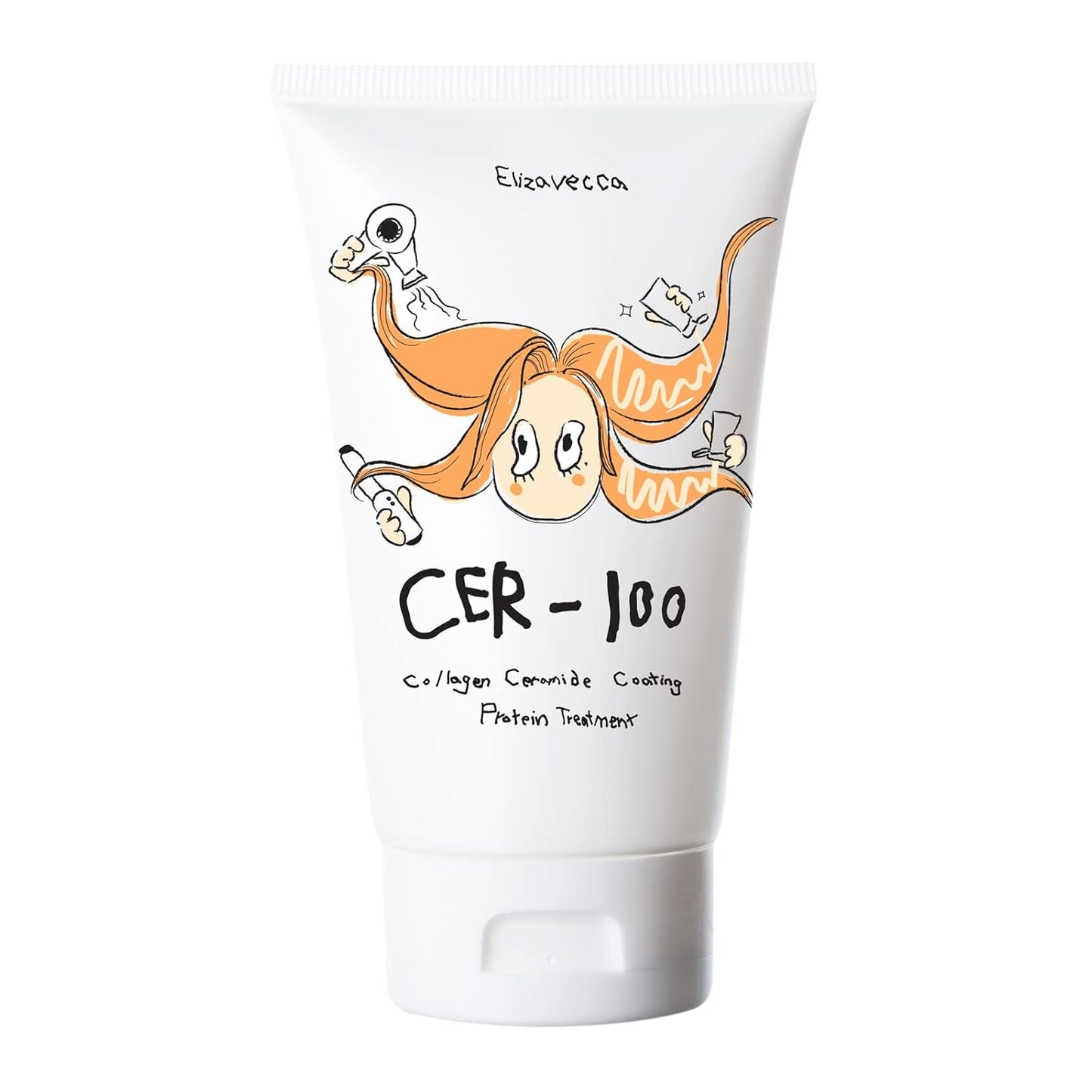 Tratamiento de proteínas de cabello con revestimiento de colágeno E...