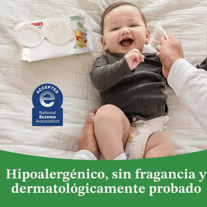 Huggies - Toallitas para bebés Natural Care Sensitive, sin perfume,...