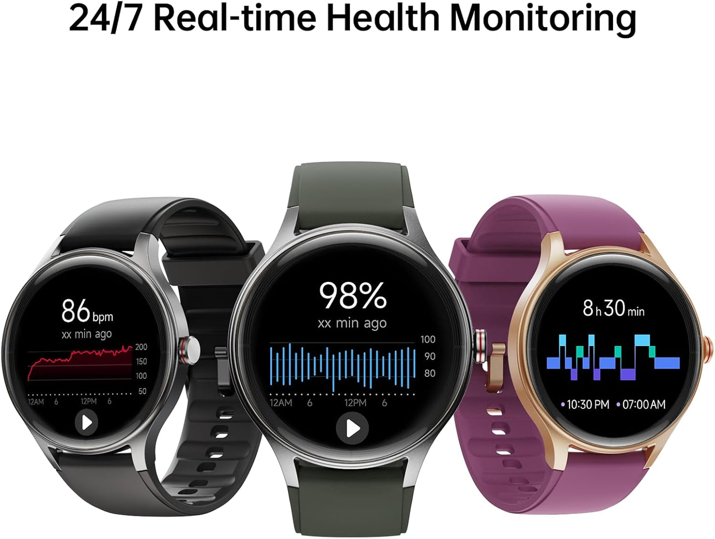 Woneligo Reloj inteligente para hombre, AMOLED de 1.57 pulgadas, pa...