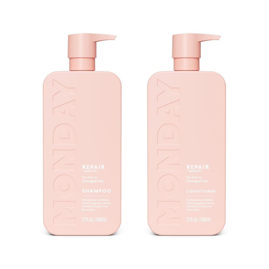 MONDAY Champú y acondicionador Combo reparador - Set de 27.0 fl oz