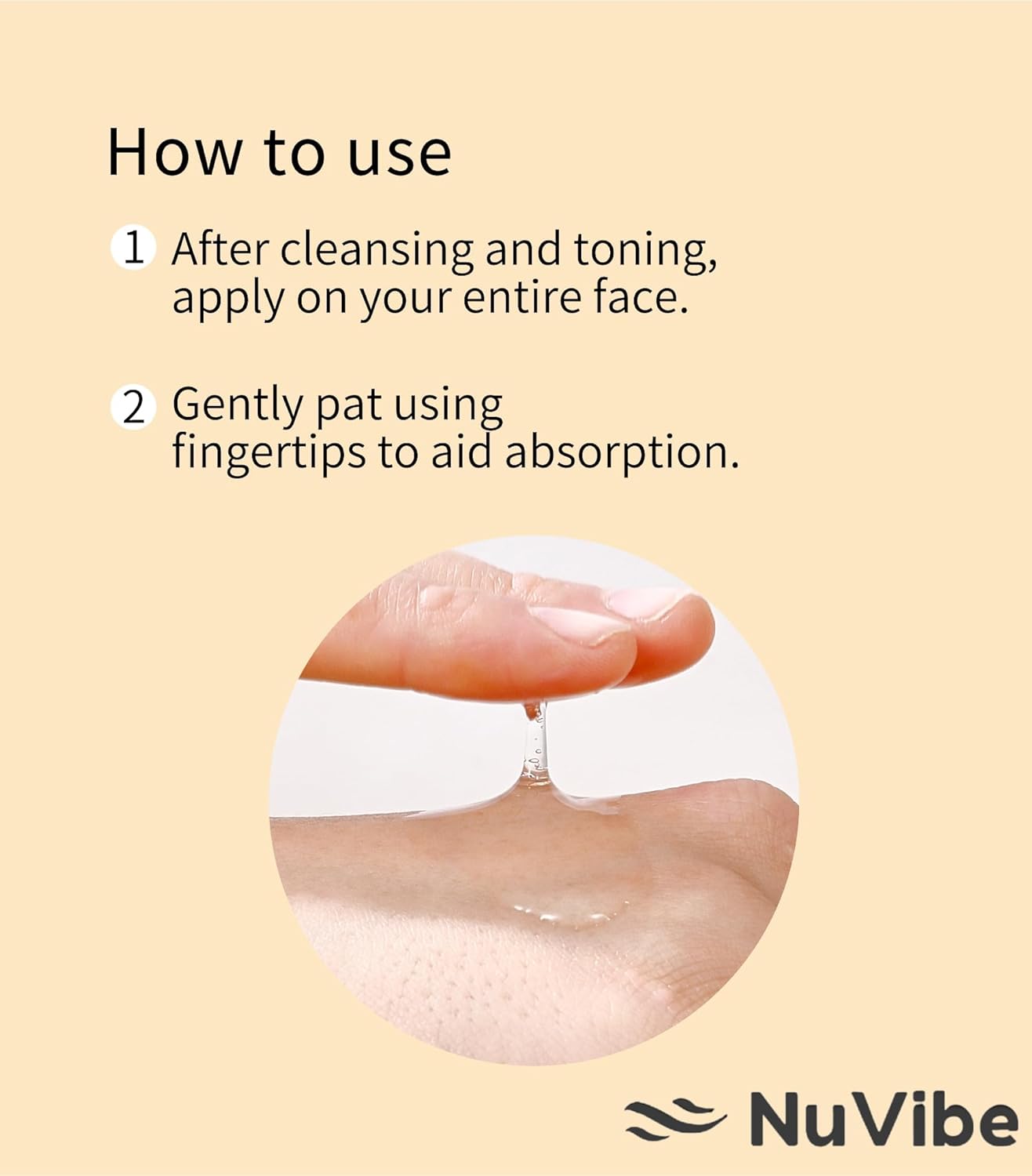 NuVibe Avanced Snail Mucin 96% Essence - Suero facial hidratante con filtrado de secreción de caracol para piel seca y opaca y líneas finas | Cuidado coreano de la piel para cara, ojos y cuello | 3.38 onzas líquidas (3.4 fl oz)