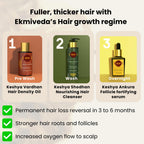 EKMIVEDA Set de crecimiento del cabello con hierbas ayurvédicas \u2...