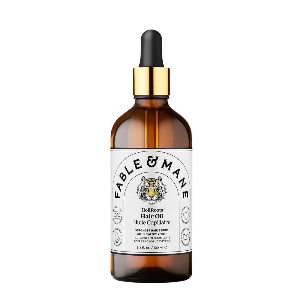 Aceite para el cabello Fable &amp; Mane - Suero fortalecedor HoliRo...