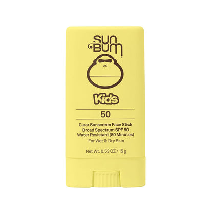 Sun Bum Protector Solar en Barra Facial Transparente SPF 50 para Ni...