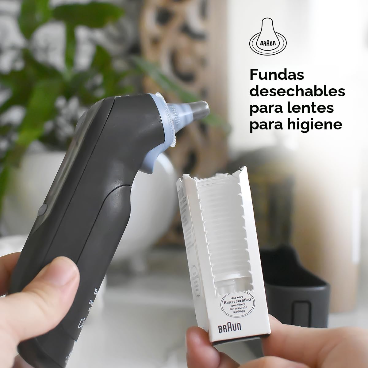 Braun ThermoScan 7 - Termómetro digital de oído para adultos, bebés...