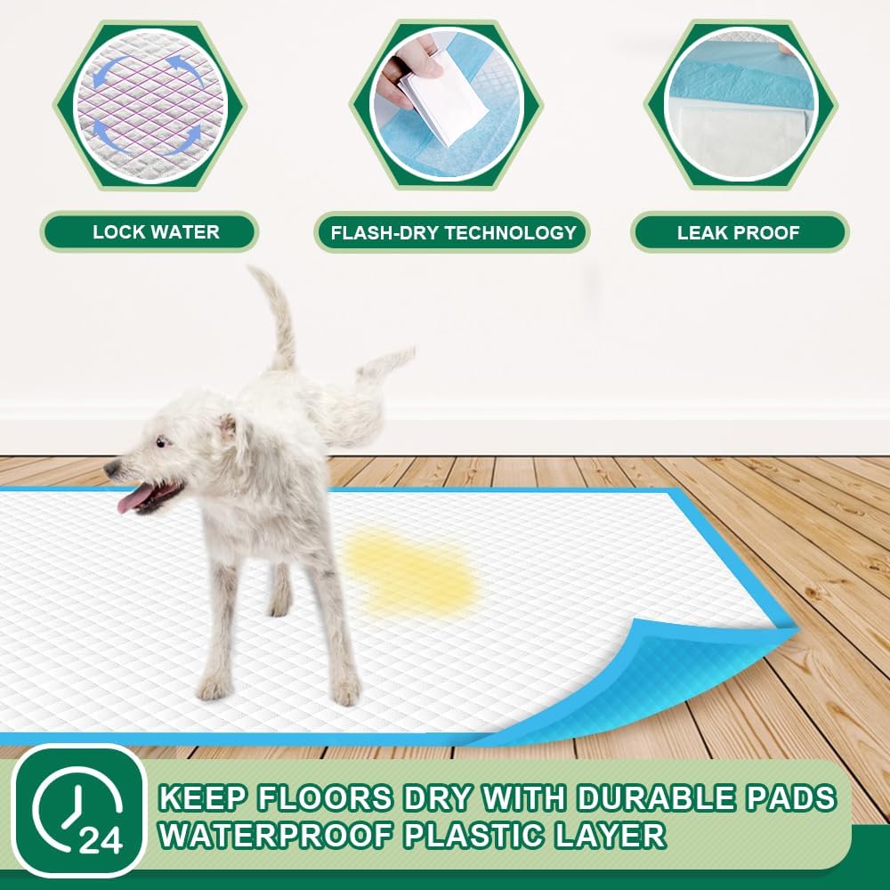 IMMCUTE Almohadillas para cachorros de 22 x 23 pulgadas, 100 unidad...