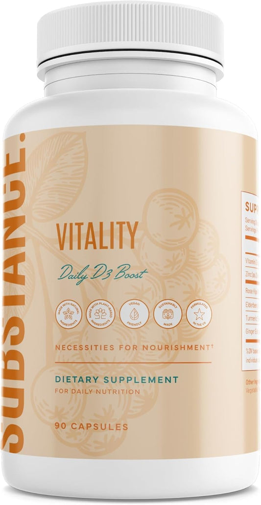 SUBSTANCE. Nature's Vitality Daily D3 Boost Suplemento \u2013 V...