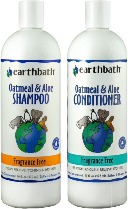 Earthbath Juego de champú y acondicionador de avena y aloe para mas...