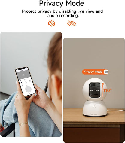 CINMOORE Cámara para mascotas 5G para interiores con aplicación de...