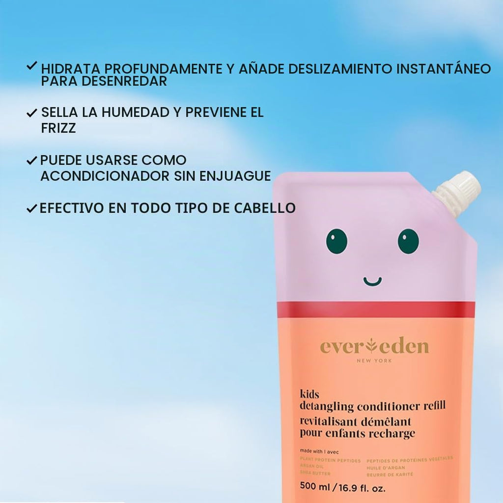 Evereden Recambios de champú y acondicionador para niños, probados...