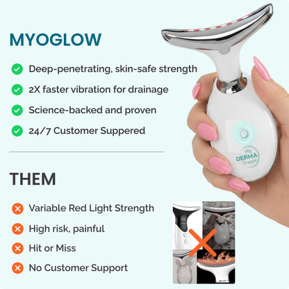 MyDerma Dream MyoGlow - Dispositivo LED para esculpir el brazo, el...