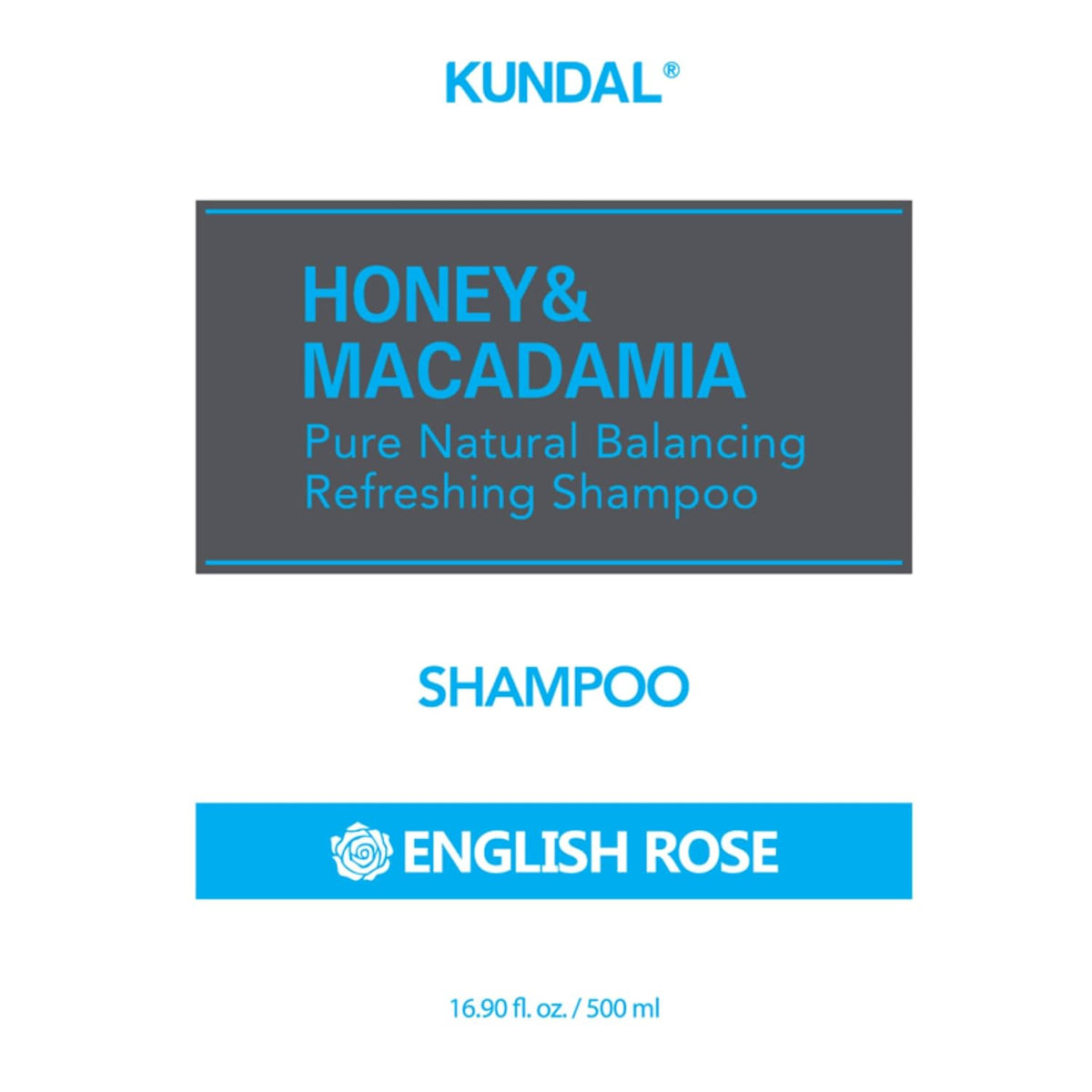KUNDAL Juego de champú y acondicionador coreano, [rosa inglesa], ca...