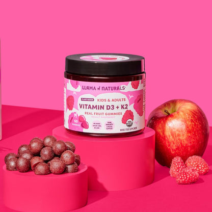 Llama Naturals Vitamina D3, Suplemento de apoyo inmunológico vegano...