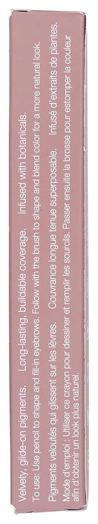 Mineral Fusion Lápiz retráctil para cejas marrón medio, 0.003 onzas