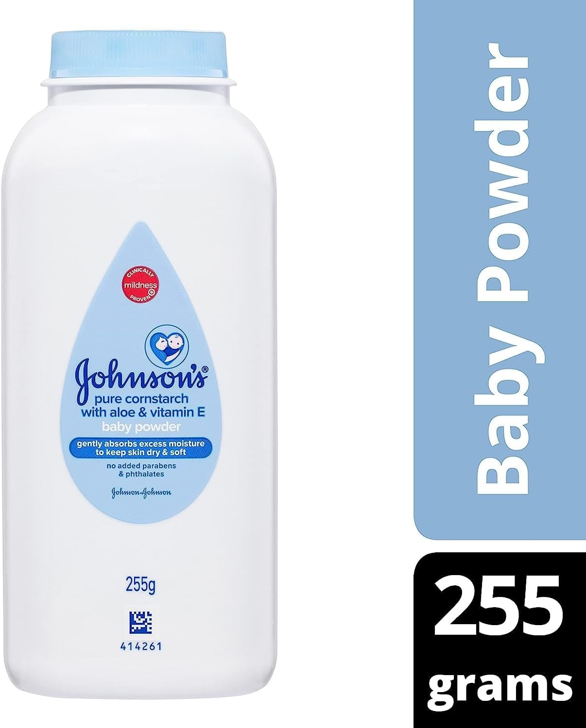 Johnson's Baby Polvo de almidón de maíz para bebé, aloe y vitam...