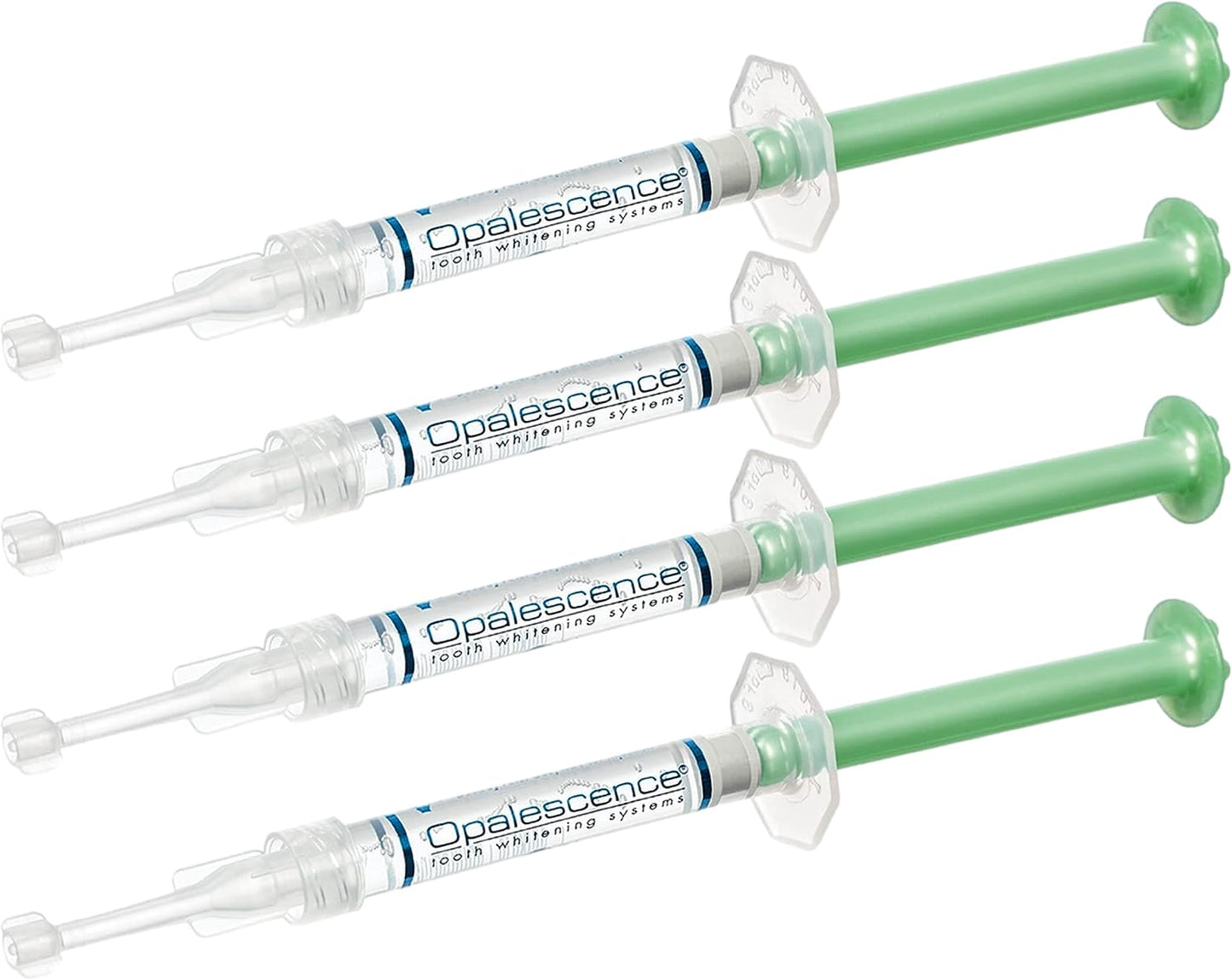 Opalescence 35% CP Mint - Jeringas de gel para blanquear los dientes - Kit de recarga (4 jeringas en total) Gel de peróxido de carbamida. Fabricado por Ultradent. Jeringas de repuesto para