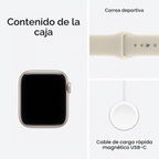Apple Reloj inteligente SE 3 GPS 1.575 in | Caja de aluminio Starli...