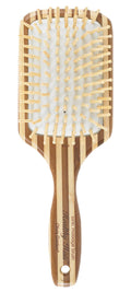Olivia Garden Cepillo de pelo iónico de bambú respetuoso del medio ambiente del pelo del masaje HH-4 (paleta grande)