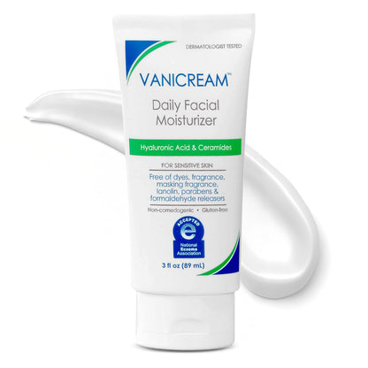 Vanicream Hidratante facial diario con ceramidas y ácido hialurónic...