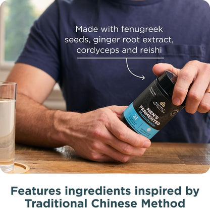 Ancient Nutrition Multivitamínico para hombres, multivitamínico fer...