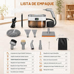 Limpiador a vapor, vaporizador ajustable de 3 niveles para limpieza...