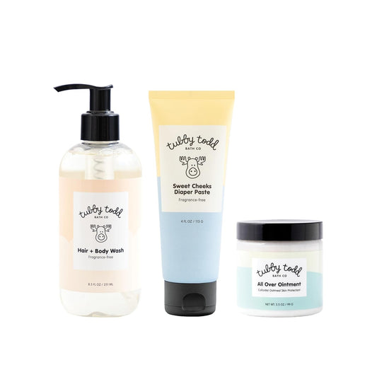 TUBBY TODD Baby Bundle - Conjunto de Cuidado de la Piel para Recién...