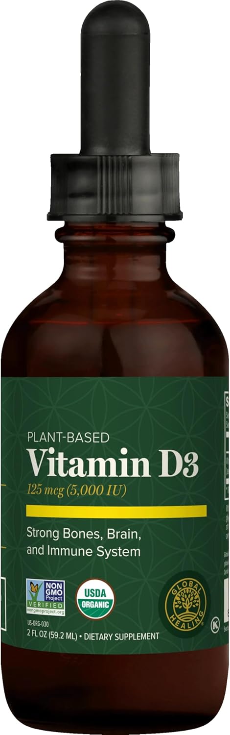 Global Healing Center Suntrex - Vitamina líquida D3 | 5000 UI para...