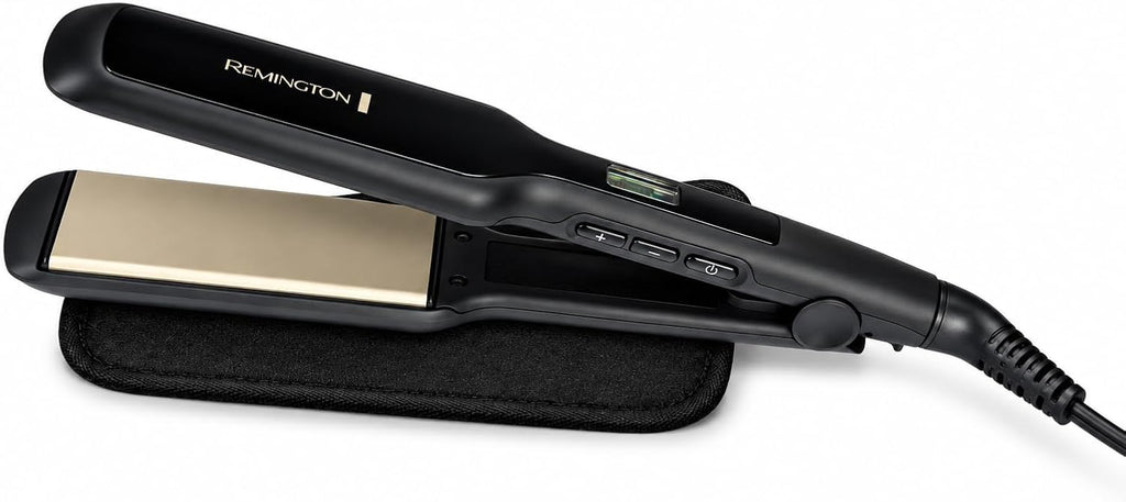 REMINGTON Plancha de pelo antiestática de 1.75 pulgadas, plancha pl...