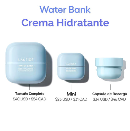 LANEIGE Crema Hidratante Water Bank Azul con Ácido Hialurónico: Cre...