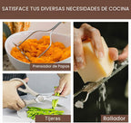 Juego de utensilios de cocina - Utensilios de cocina de silicona -...