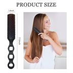 Paquete de 100 cepillos de pelo a granel para personas sin hogar, cepillo de pelo negro, cepillo desenredante, cepillo de ventilación para cabello rizado, adecuado para personas sin hogar,