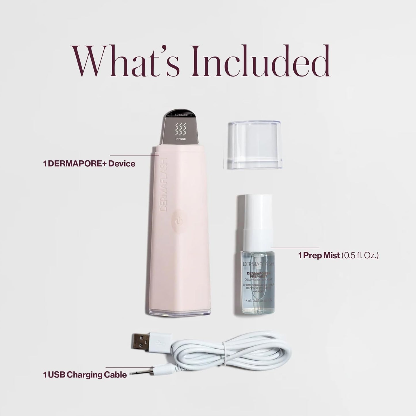 DERMAFLASH DERMAPORE+ Dispositivo de cuidado de la piel, extractor...