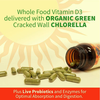 Garden of Life Vitamina D, Vitamin Code Raw D3, Vitamina D 2,000 UI...