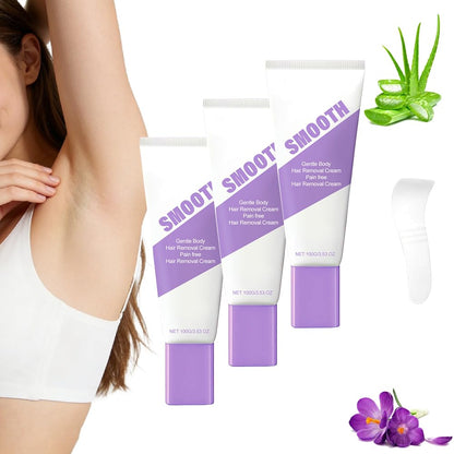 Crema depilatoria, spray de depilación suave, kit de depilación cor...