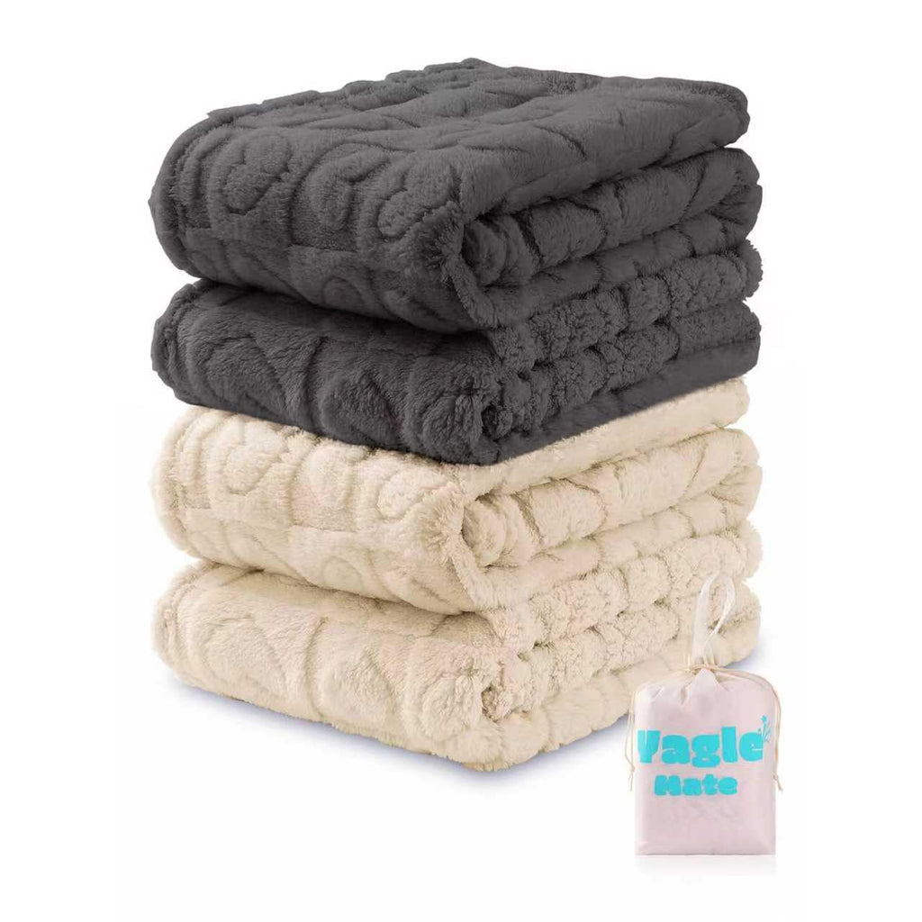 Yagle Mate 4 mantas de bebé, acogedoras mantas de cuna para niñas y...