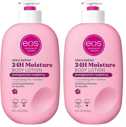 eos Shea Better Loción corporal granada frambuesa, cuidado de la pi...
