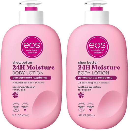 eos Shea Better Loción corporal granada frambuesa, cuidado de la pi...