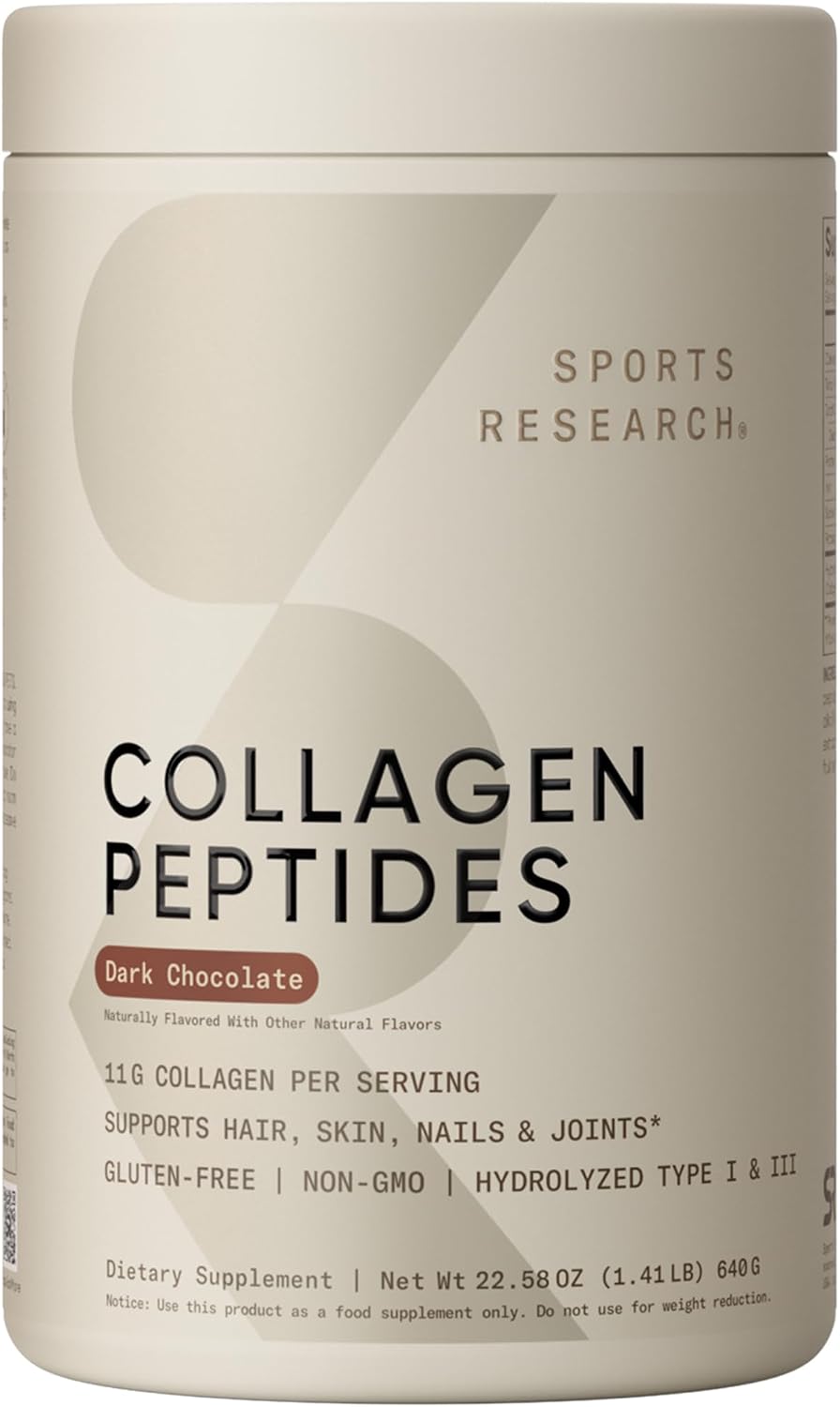 Sports Research Péptidos de colágeno - Suplemento en polvo de prote...
