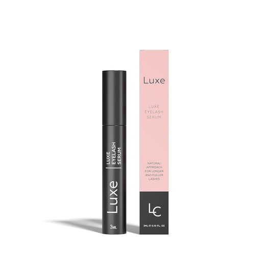 Luxe Cosmetics Suero de pestañas (0.1 fl oz), suero de crecimiento de pestañas para pestañas más gruesas, largas y llenas, crecimiento de pestañas premium, pestañas de volumen, resultados visibles
