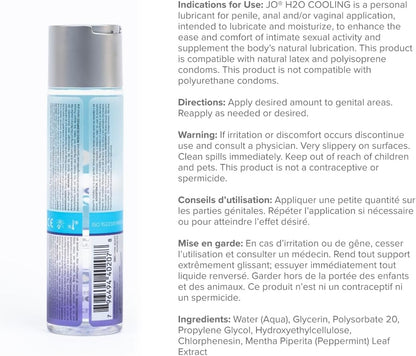JO H\u2082O - Lubricante de enfriamiento personal a base de agua pa...