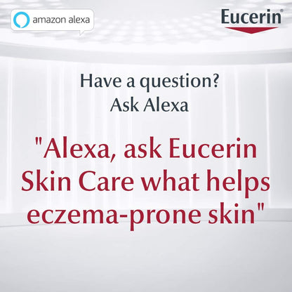 Eucerin Crema corporal para aliviar el eccema del bebé, sin fragancia, crema de eczema para bebés con avena coloidal, ceramida-3 y extracto de raíz de regaliz, tubo de 8 onzas