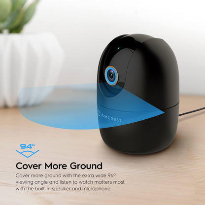 Amcrest Cámara WiFi de 4MP para interiores, cámara para perros, mon...