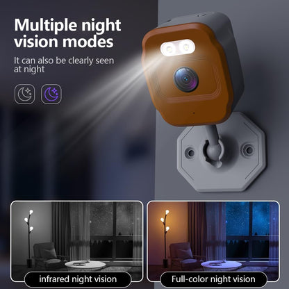 PHANSATIM 2 cámaras de seguridad WiFi 1080P, monitor de bebé, cámar...