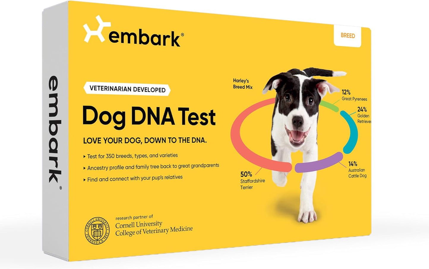 Kit de identificación de raza Embark - Kit de prueba de ADN para pe...