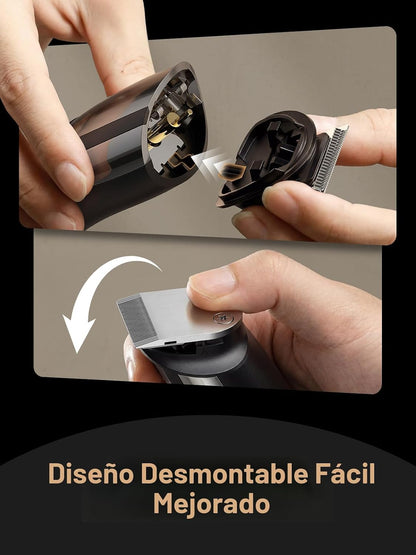 SHPAVVER Cortadora de barba para hombres: cortapelos profesional de...