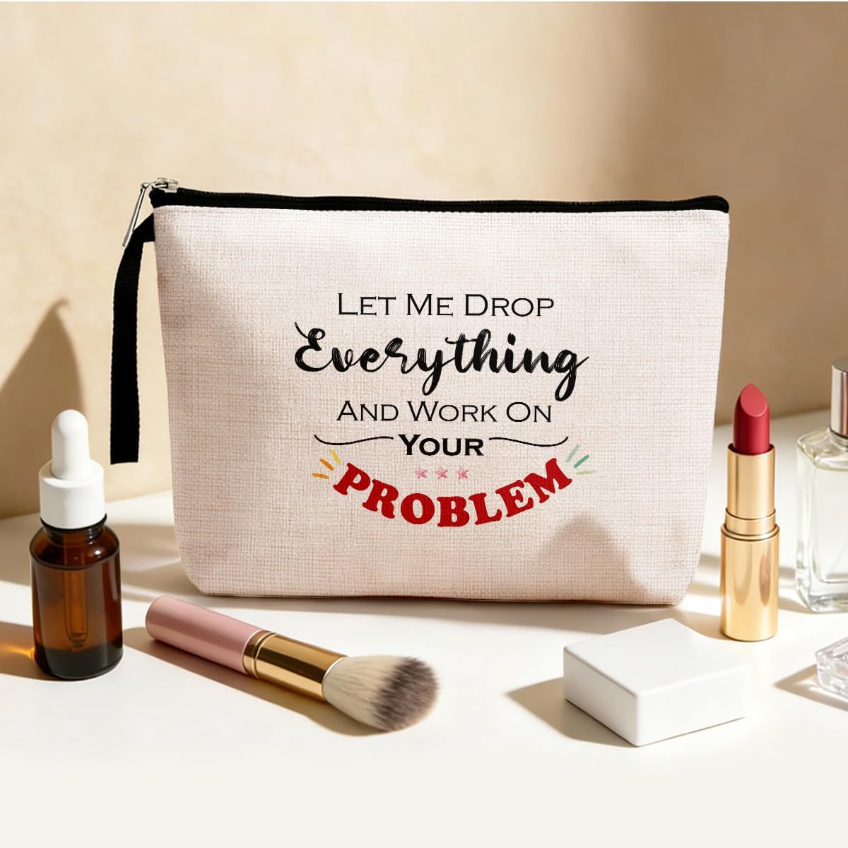 Regalos de ánimo para mujeres, bolsa de maquillaje, regalo para hermana, regalos de graduación, regalos de incentivo, regalos alentadores de amor, regalo de cumpleaños, San Valentín, boda, madre,
