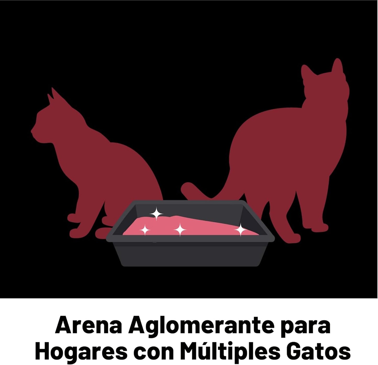 ARM &amp; Hammer Clump &amp; Seal Arena para Gatos Platinum, Multi-...