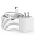 Cargador rápido para iPhone, [certificado MFi] Bloque de carga rápi...