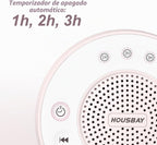 HOUSBAY - Máquina de sonido con ruido blanco para dormir, color ros...
